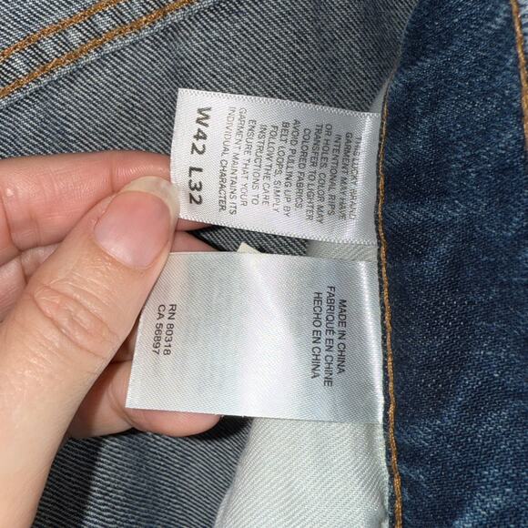 Lucky Brand Men's Slim-Fit 121 Heritage Stretch Jeans Henderson 42X32 $99 - Picture 8 of 9